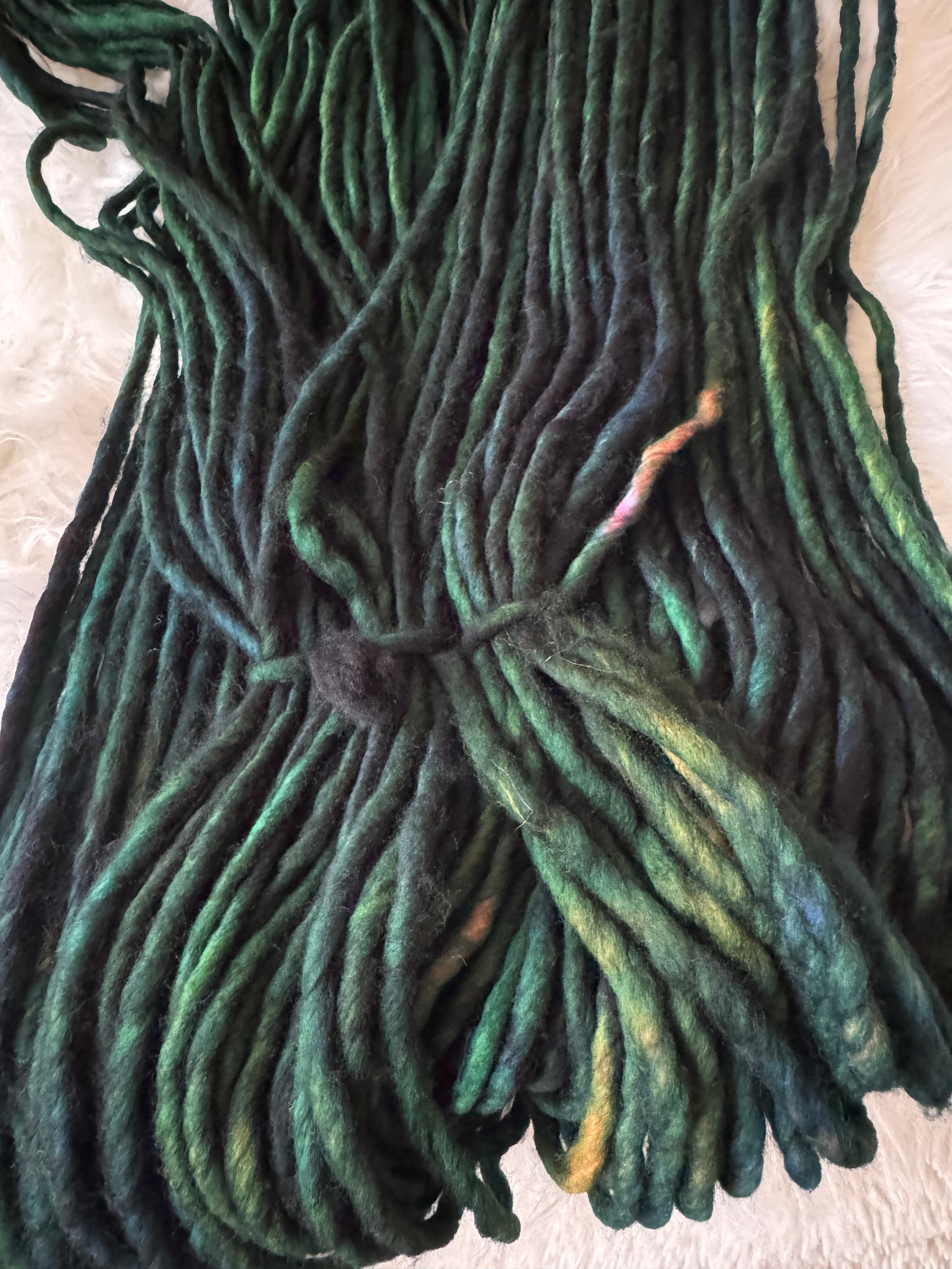 Bulky- Obsidian Moss- OOAK