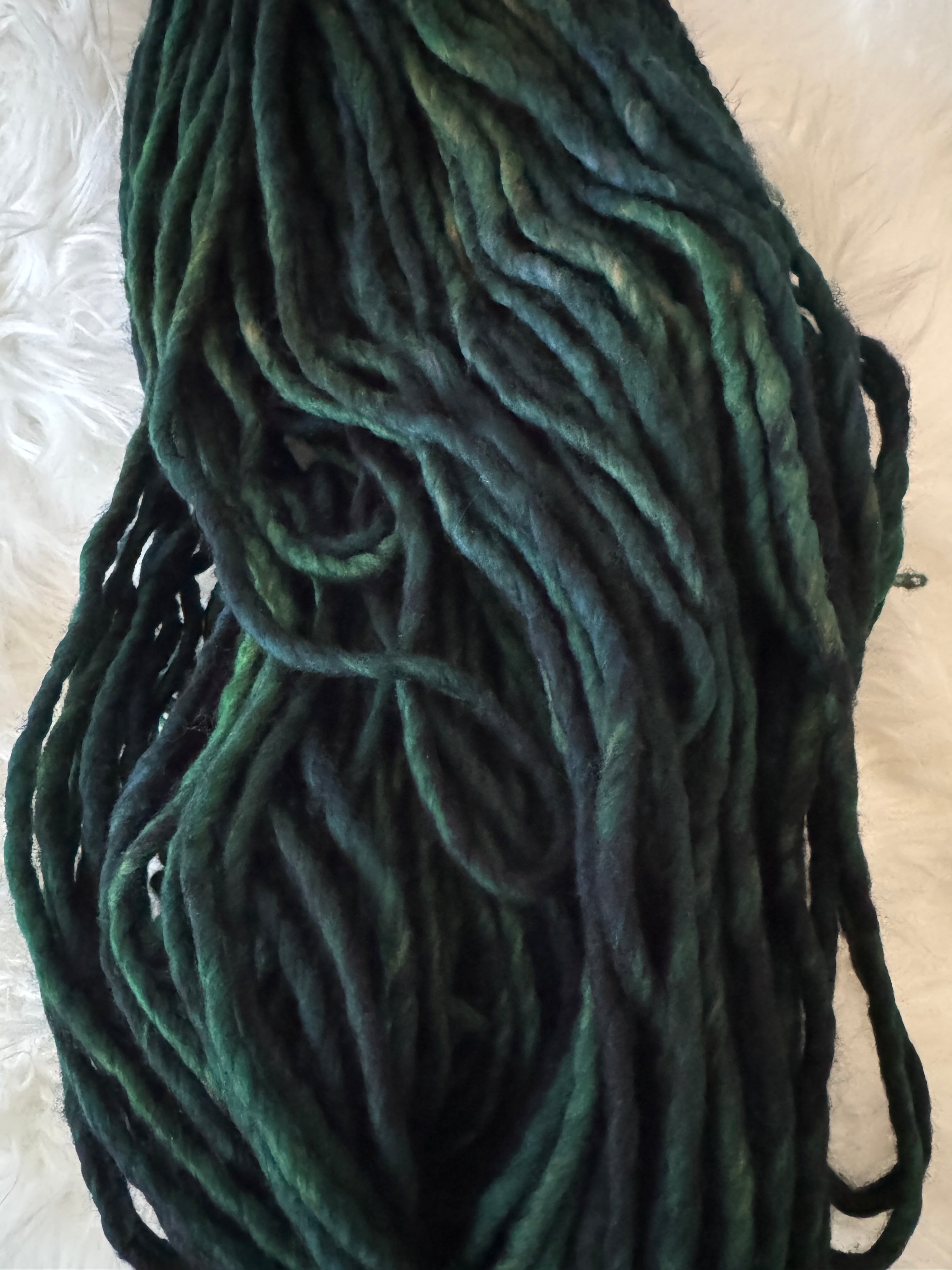 Bulky- Obsidian Moss- OOAK