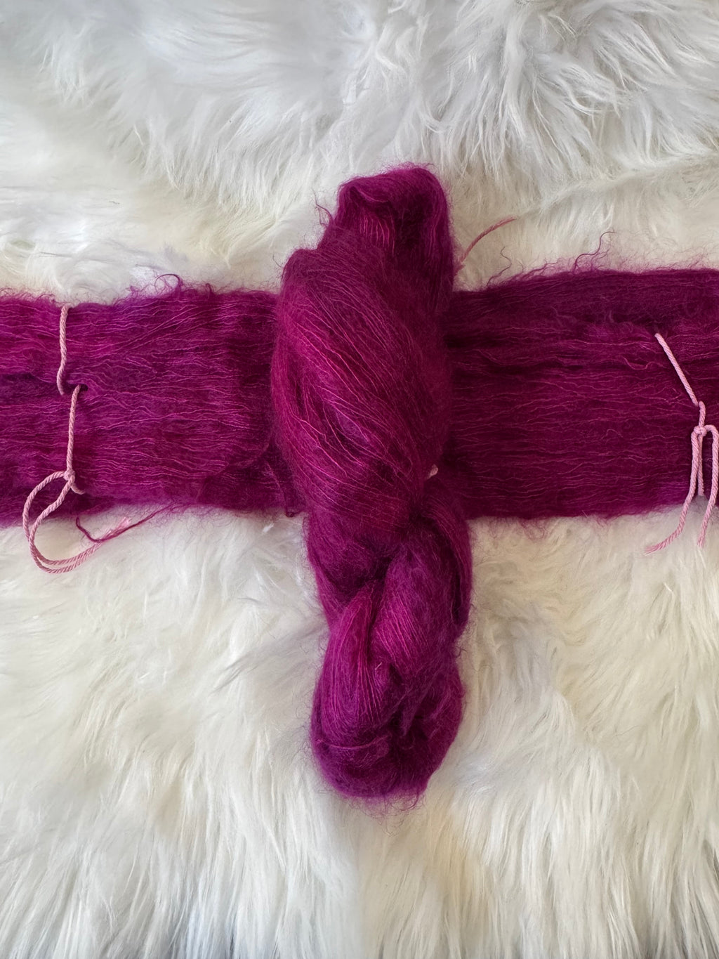 Lace/Mohair- Valentina Berry Crush