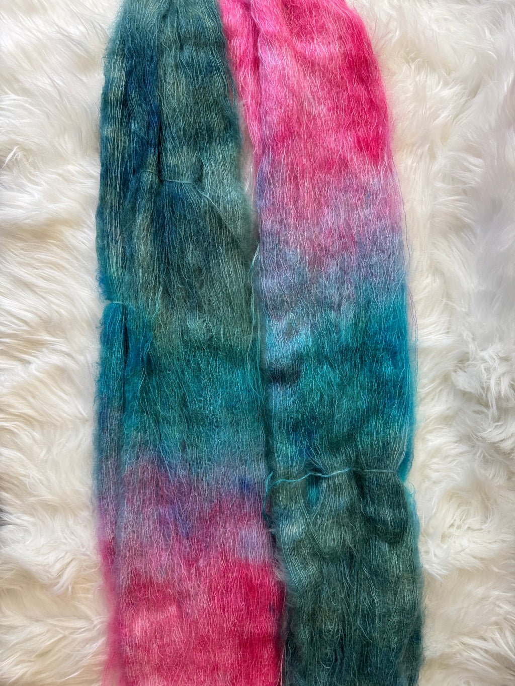 Lace/Mohair- Mermaid Static