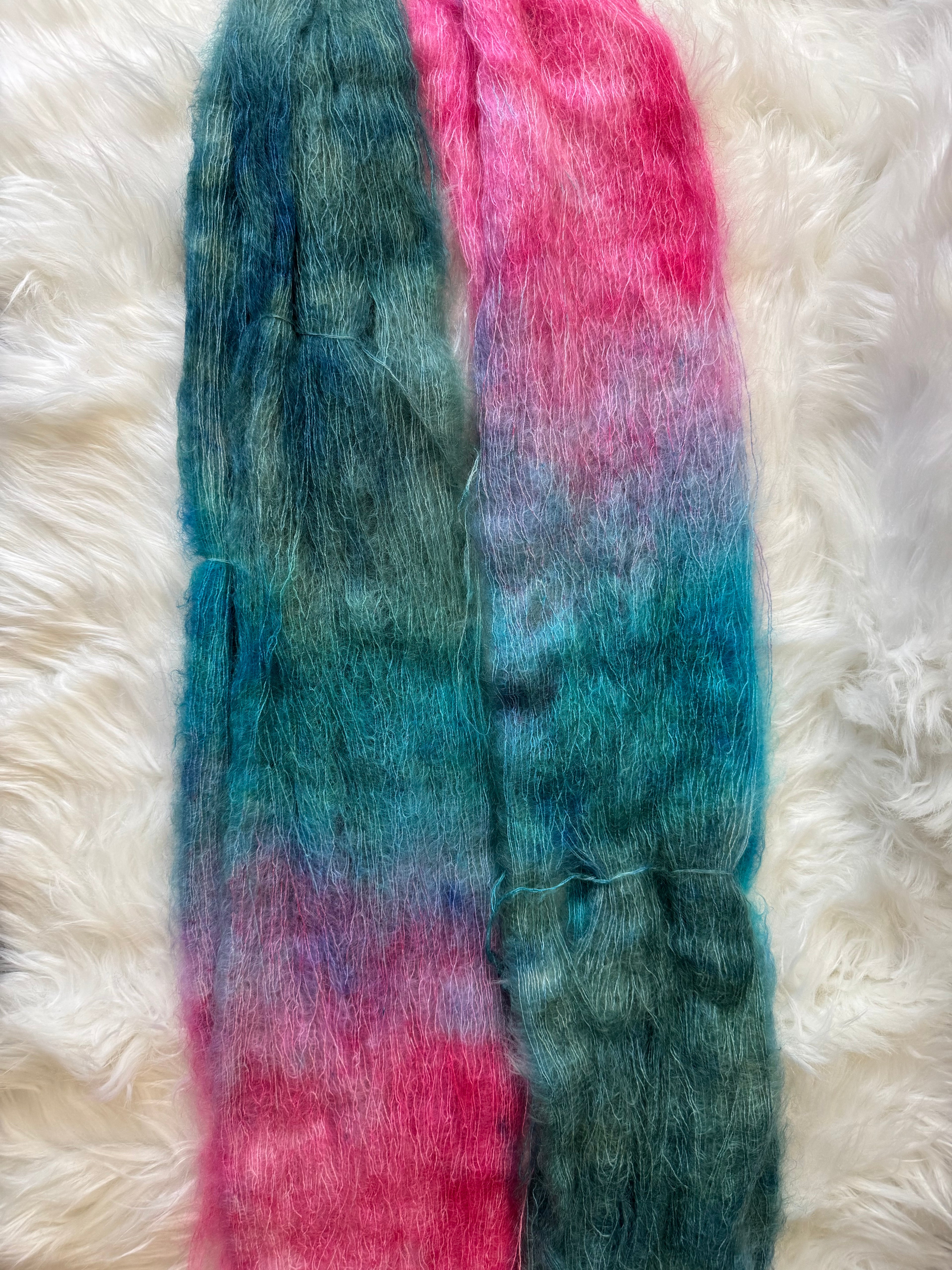 Lace/Mohair- Mermaid Static
