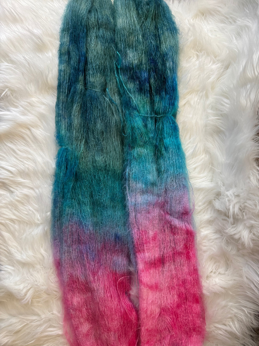 Lace/Mohair- Mermaid Static