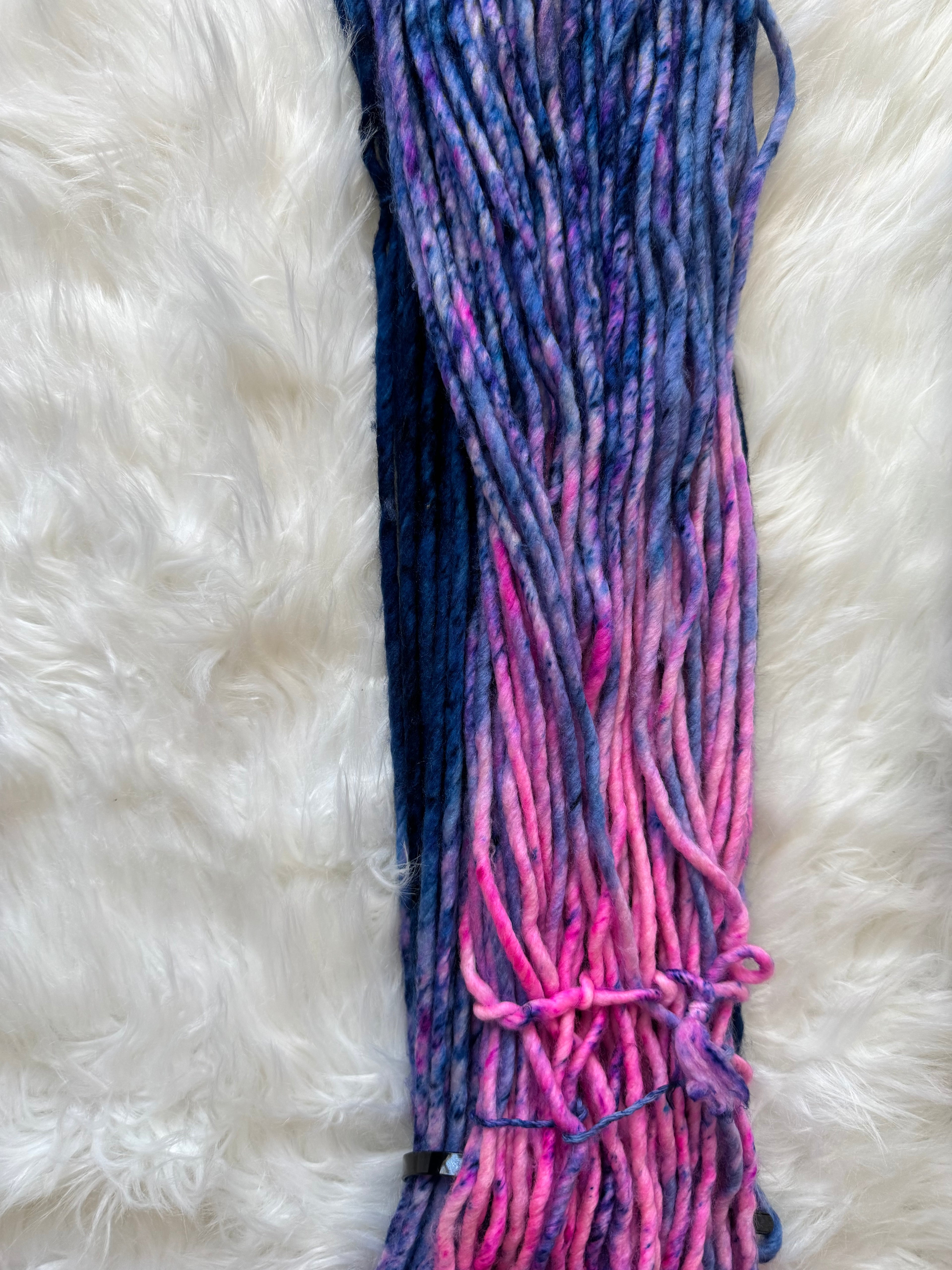 Bulky- Electric Twilight- OOAK