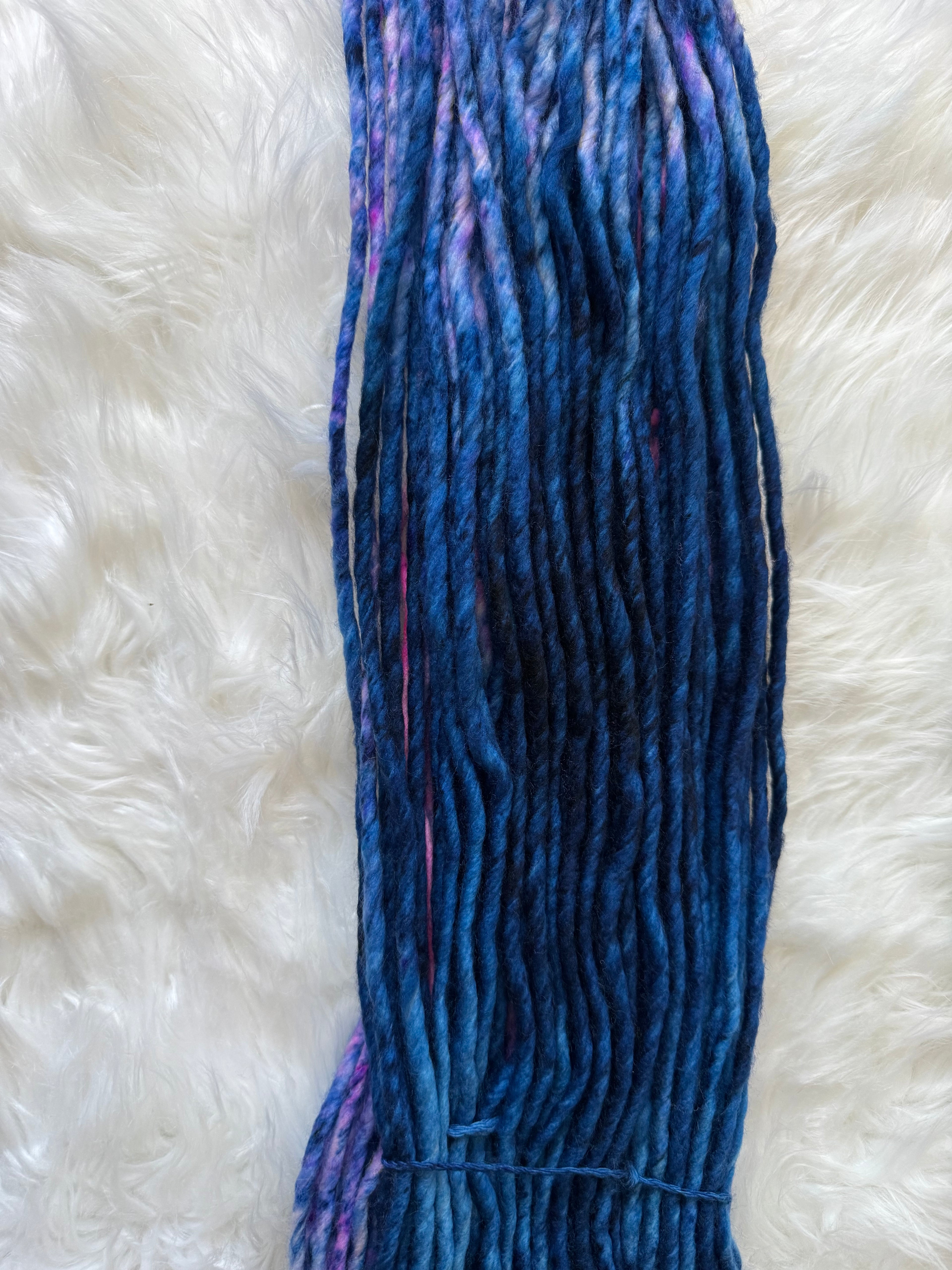 Bulky- Electric Twilight- OOAK