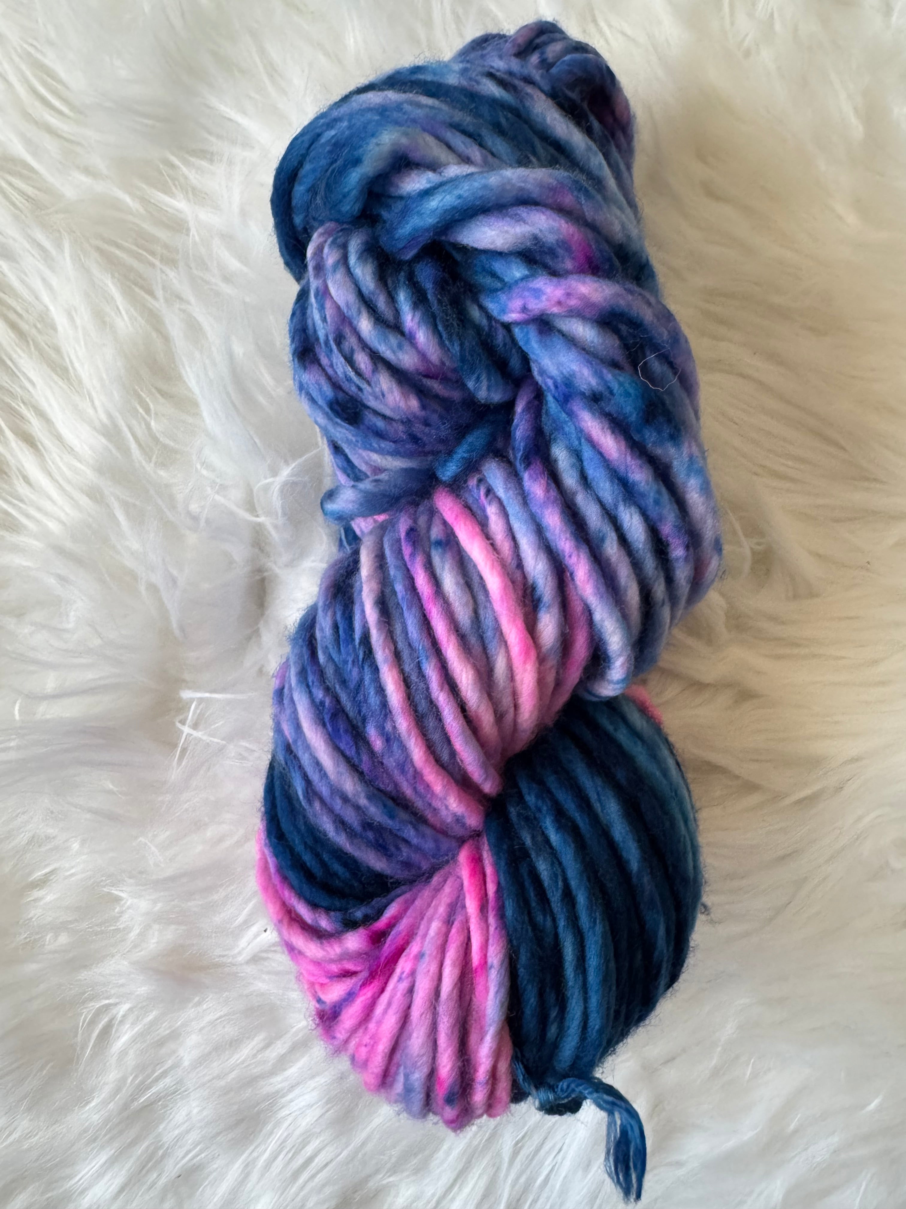 Bulky- Electric Twilight- OOAK