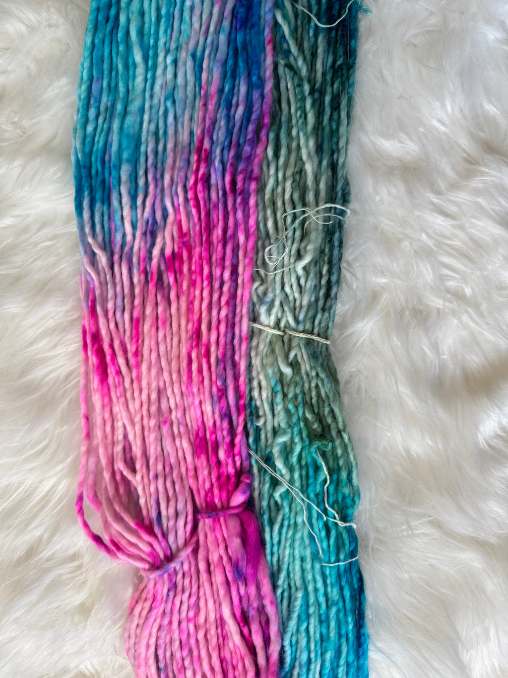 Light Super Bulky- Electric Tide- OOAK