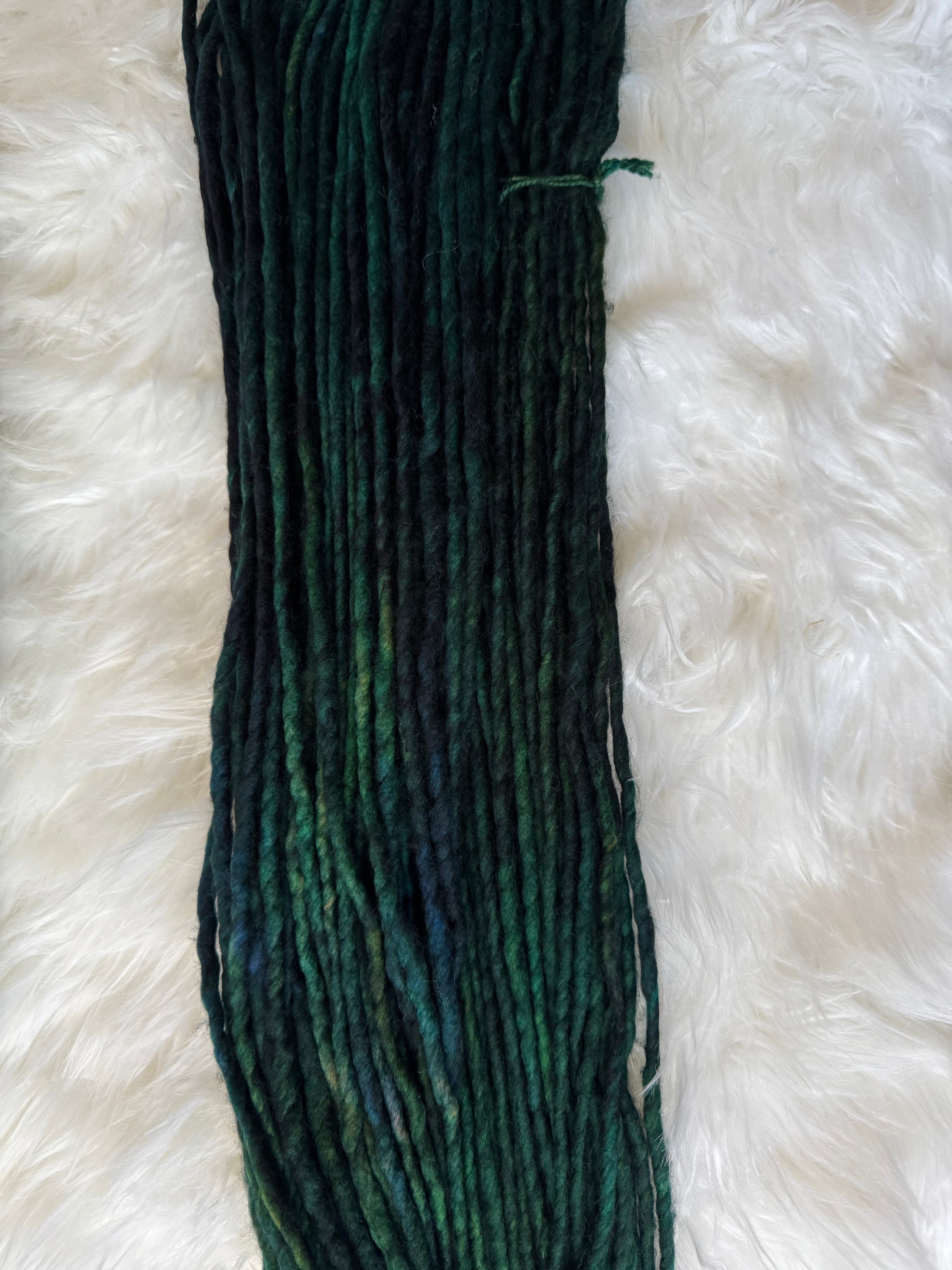 Bulky- Obsidian Moss- OOAK