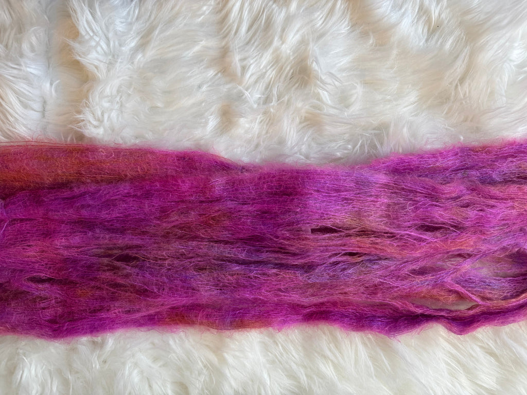 Lace/Mohair- Moonblush- OOAK