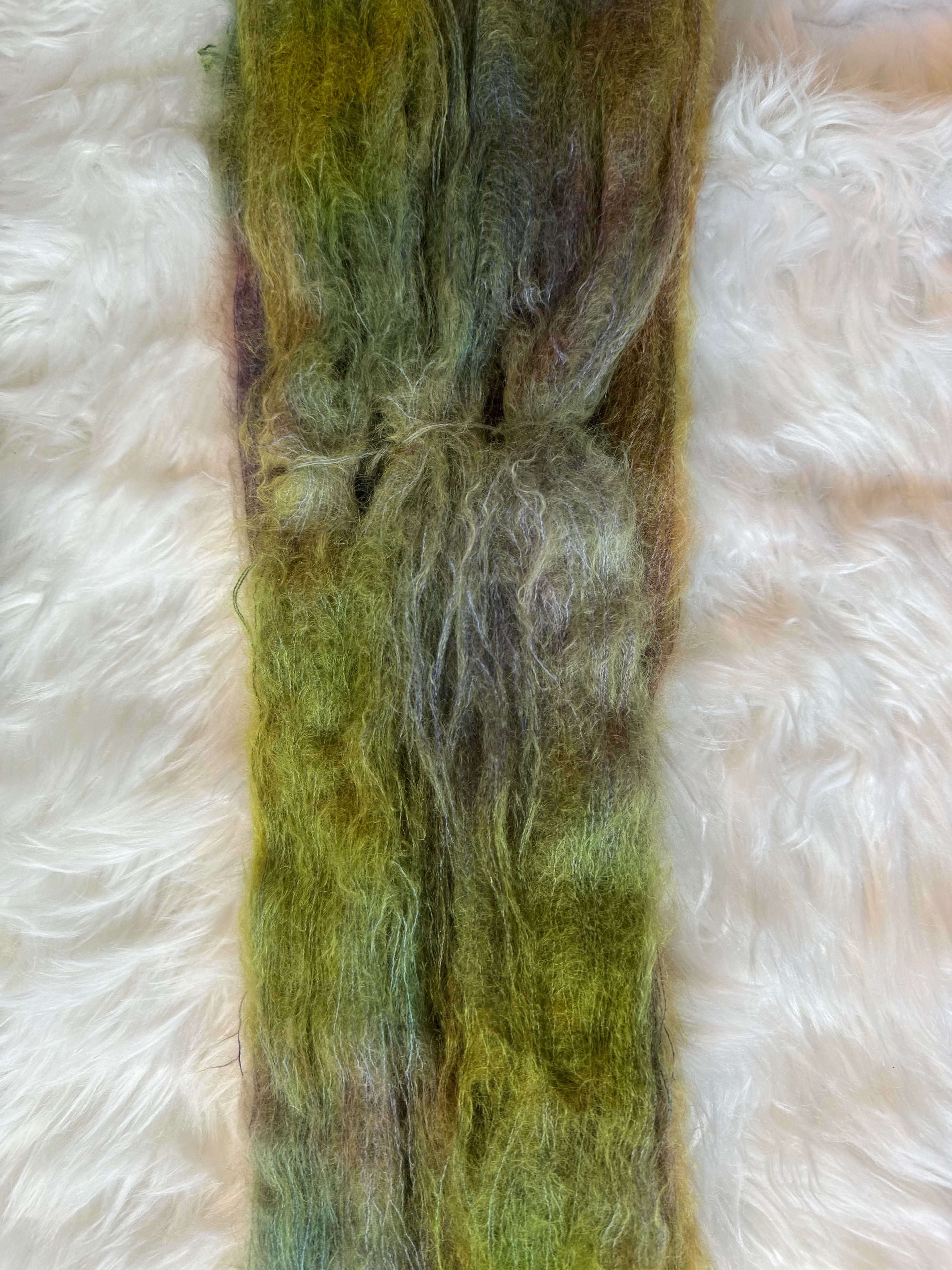 Lace/Mohair- Moss Veil