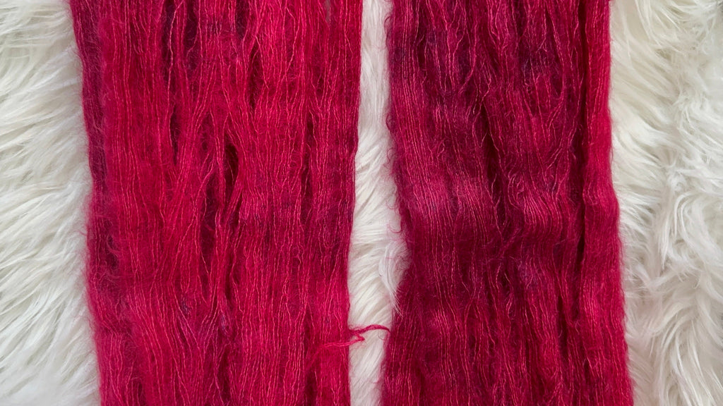 Mohair/Lace- Moonlit Garnet