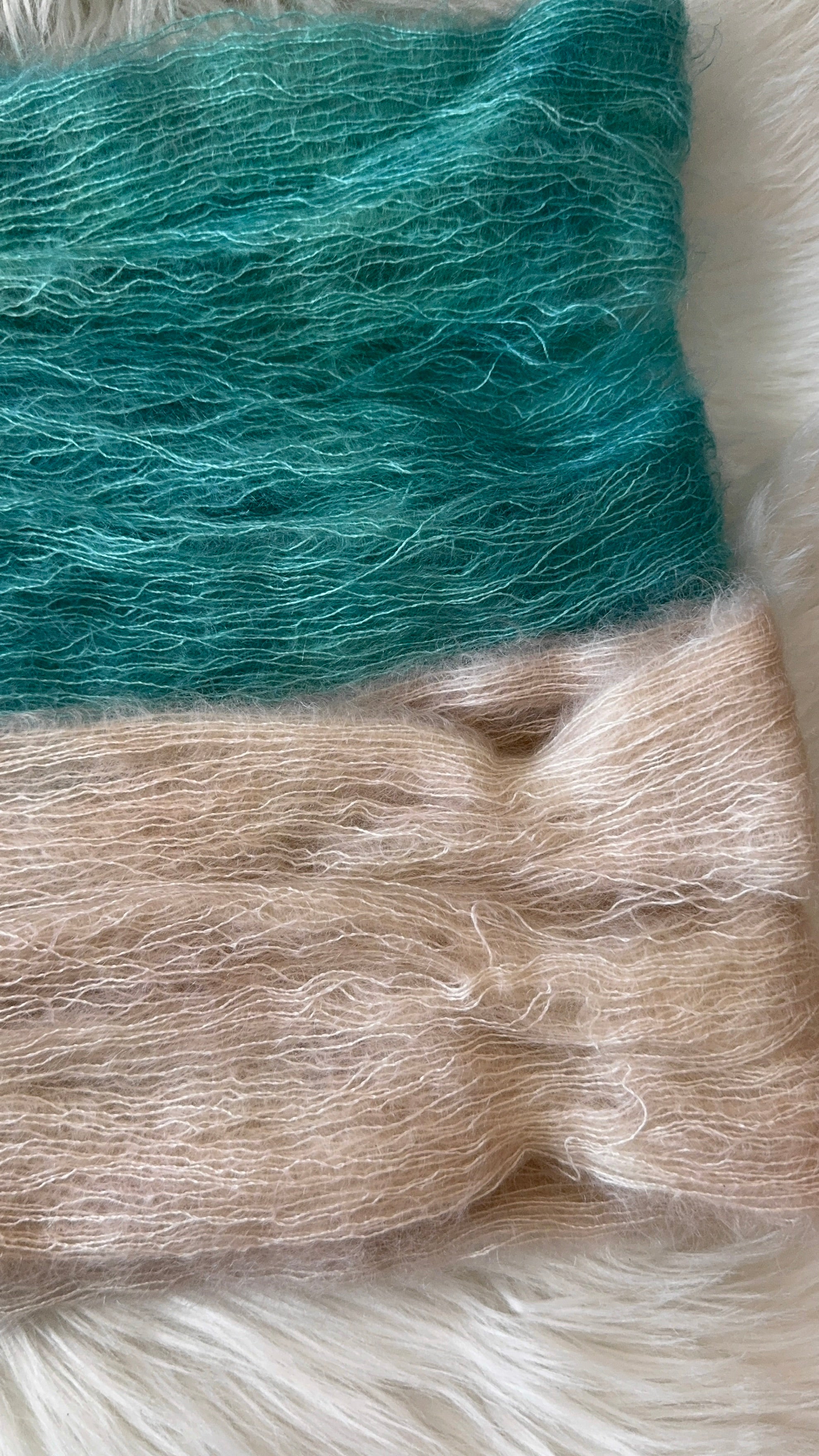 Mohair/Lace- Saltwater Moon