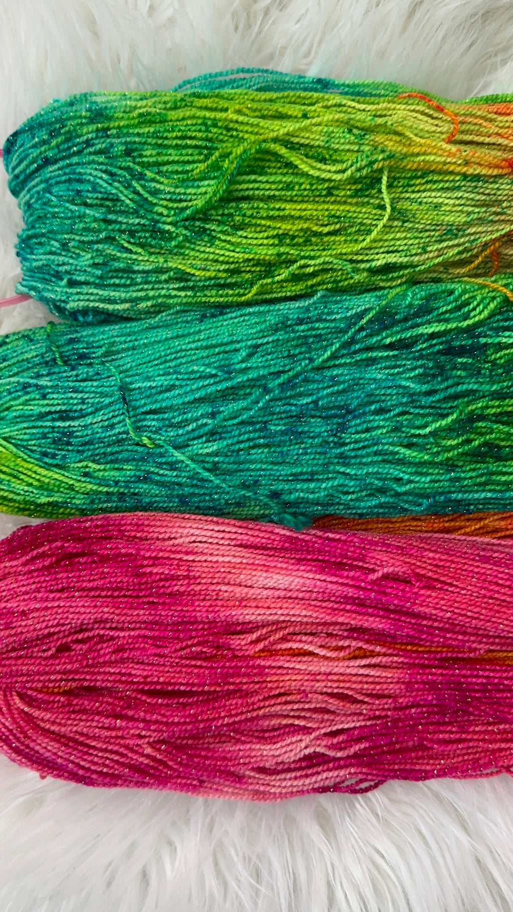 Fingerick/Sock/Sparkle- Moonlit Tropics