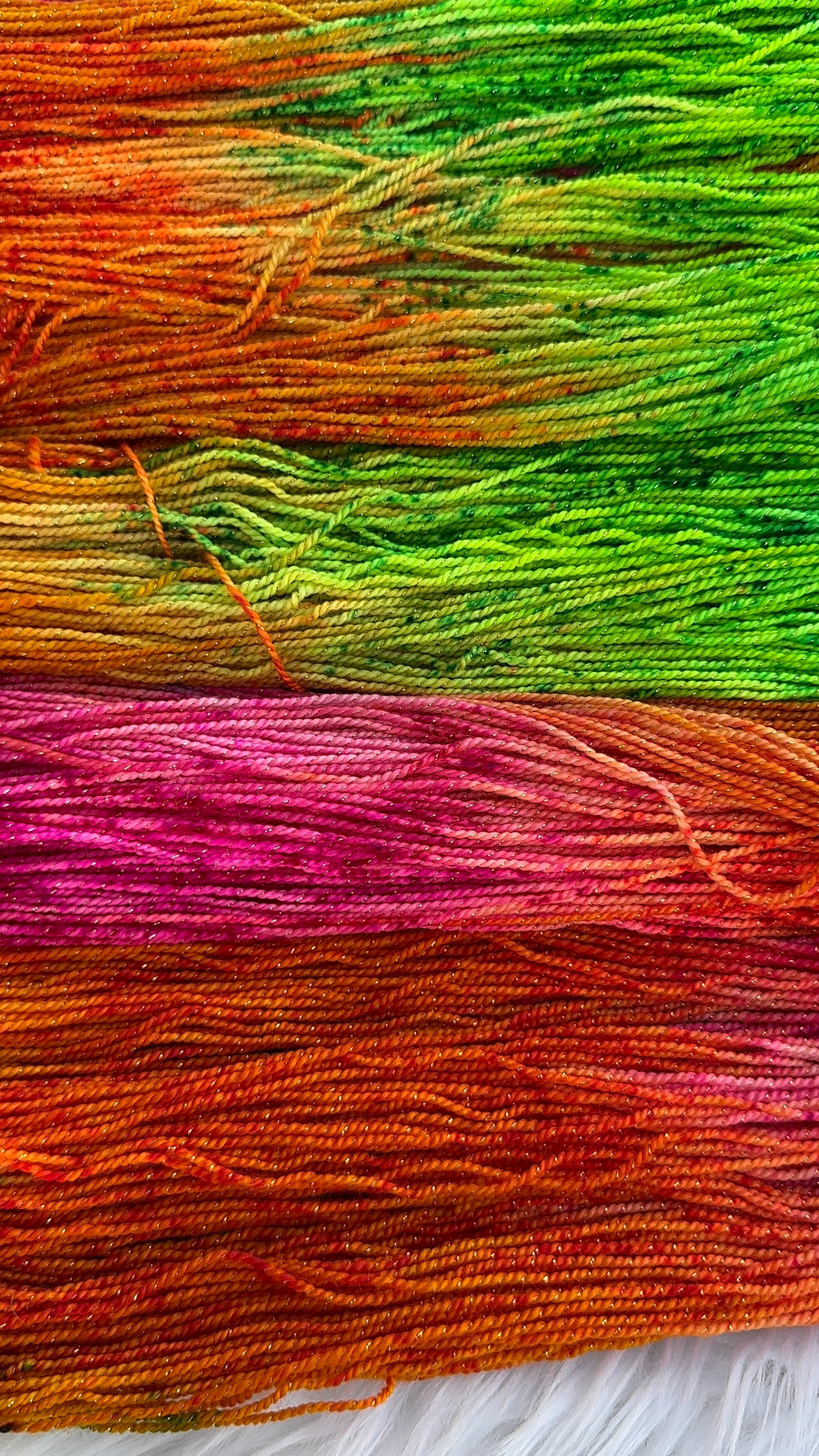 Fingerick/Sock/Sparkle- Moonlit Tropics