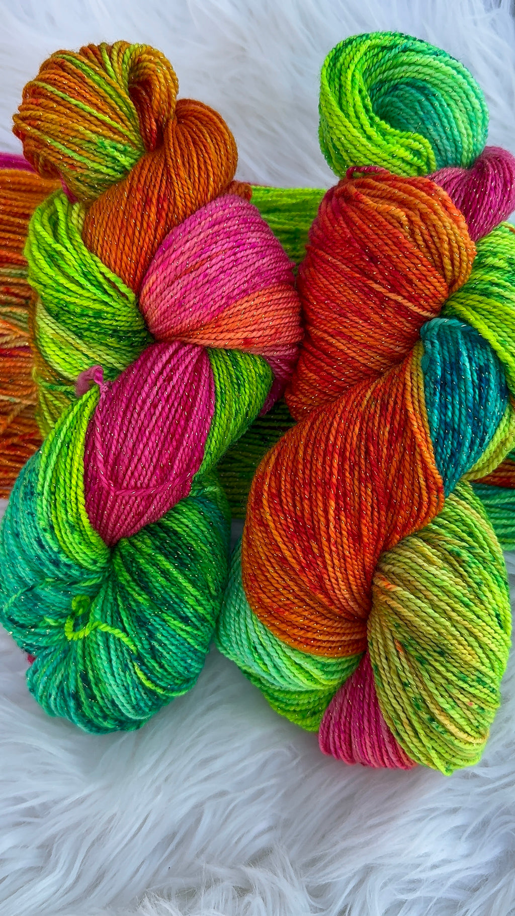 Fingerick/Sock/Sparkle- Moonlit Tropics
