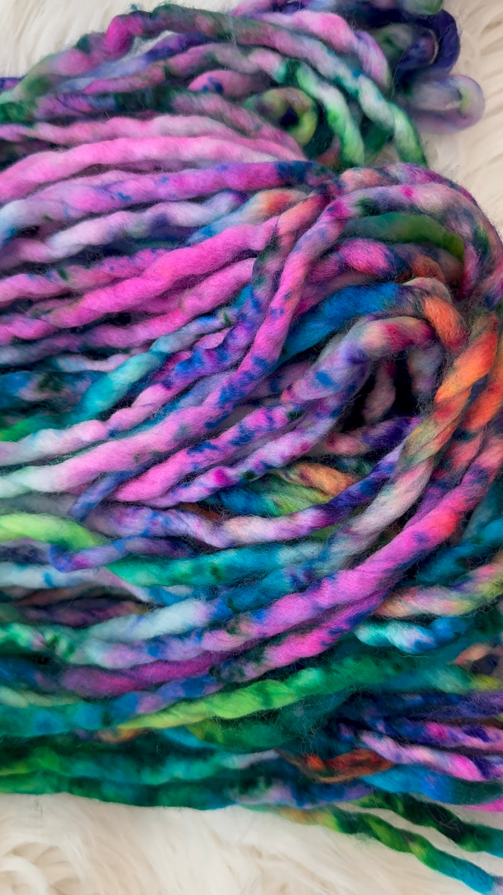 Super Bulky 126 yds- Moonlit Secret Garden