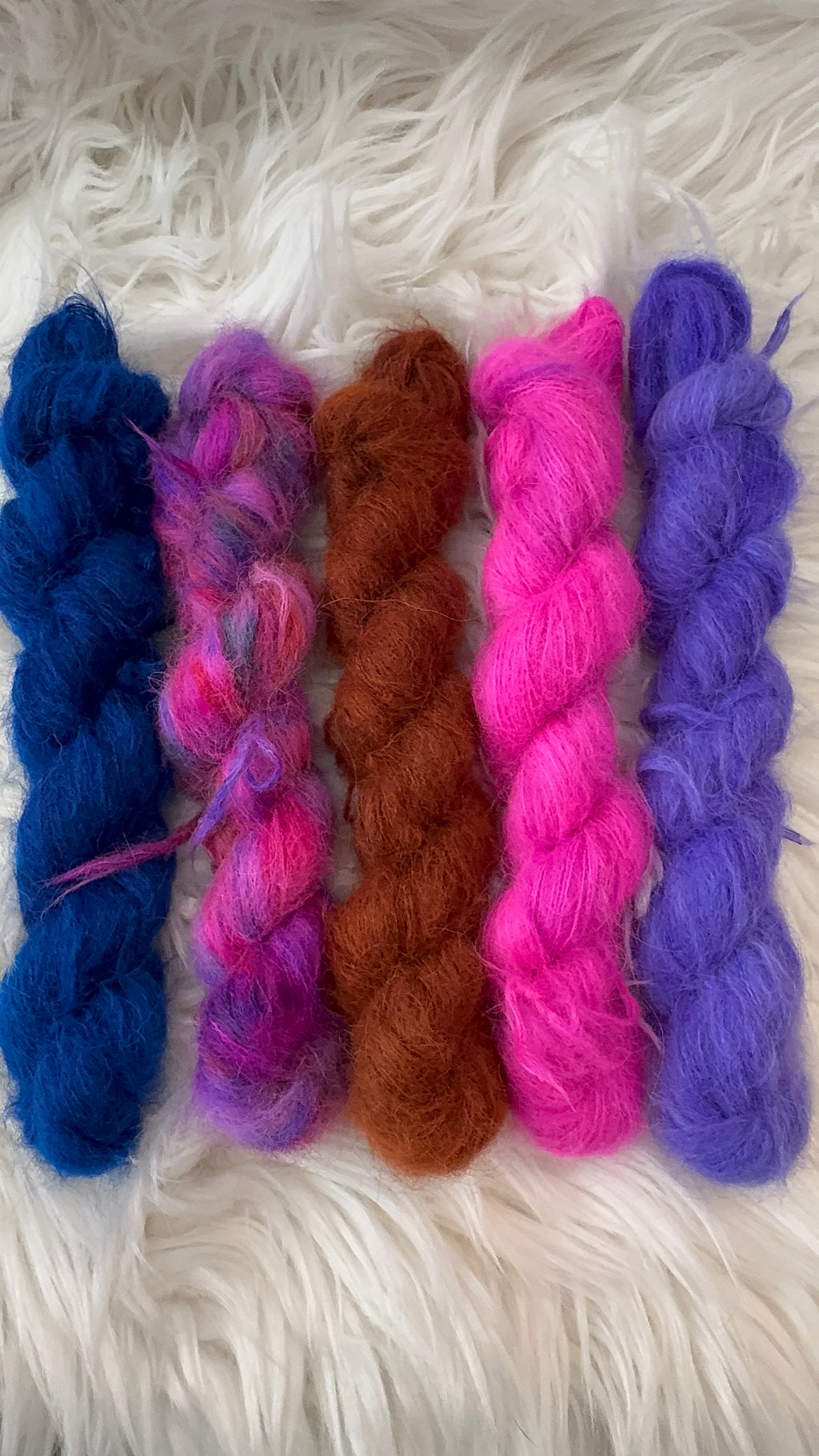 Lace- Baby Suri Alpaca & Silk Set- Moonlit Medley No. 1