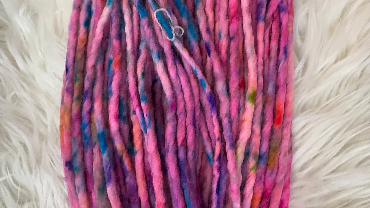 Super Bulky 136 Yds- Moonlit Confetti- OOAK