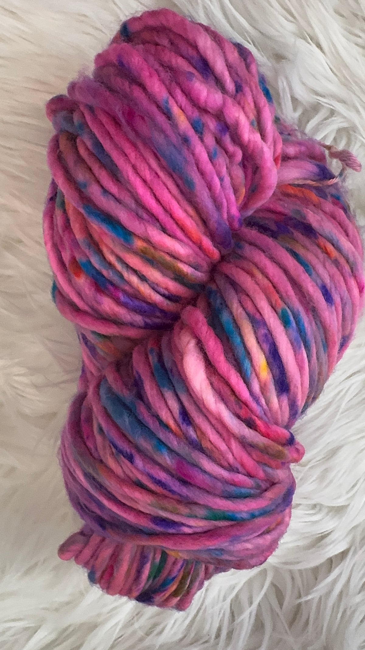 Super Bulky 136 Yds- Moonlit Confetti- OOAK