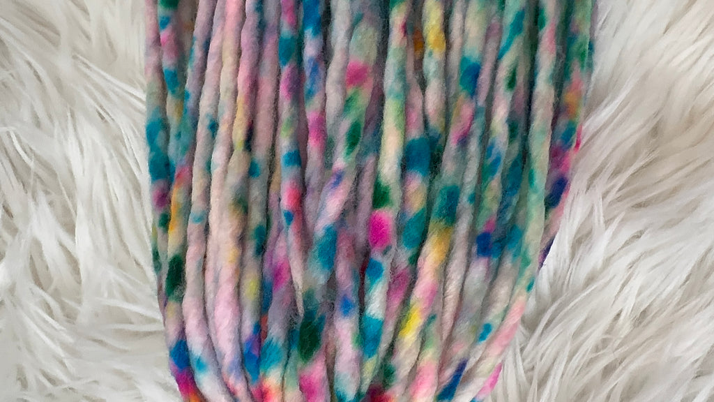 Super Bulky 98 yds- Moon Sprinkles- OOAK