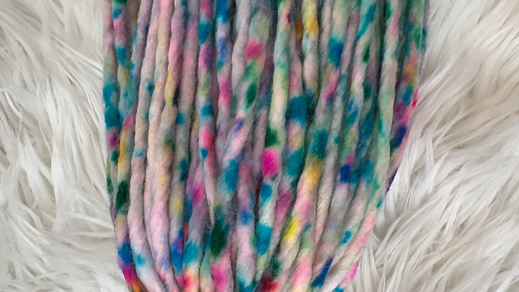 Super Bulky 98 yds- Moon Sprinkles- OOAK