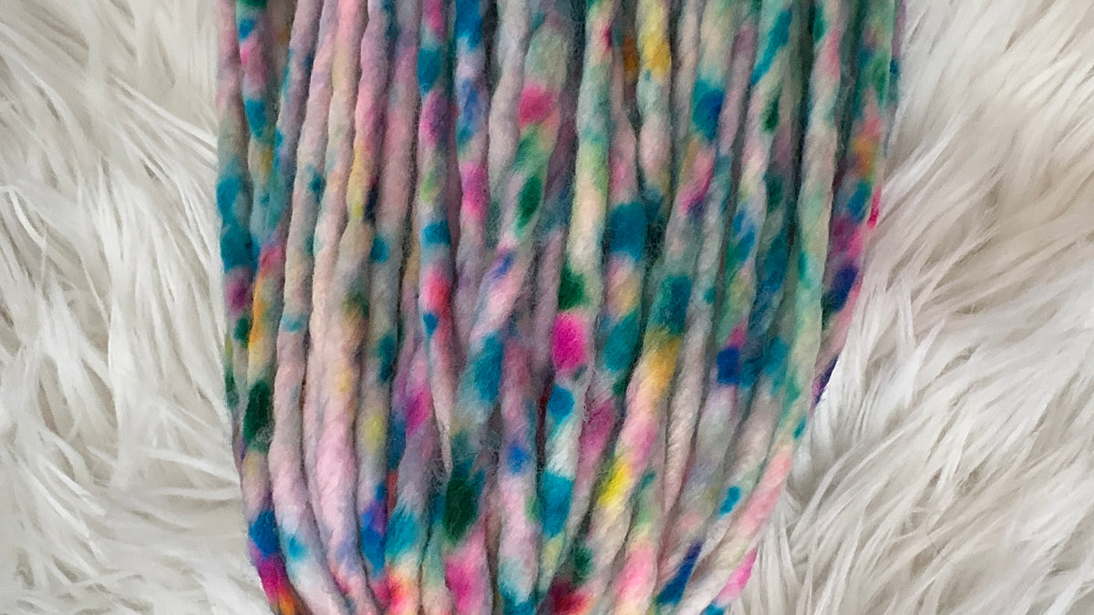 Super Bulky 98 yds- Moon Sprinkles- OOAK