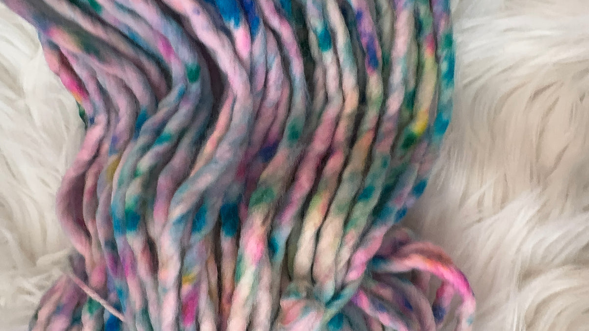 Super Bulky 98 yds- Moon Sprinkles- OOAK