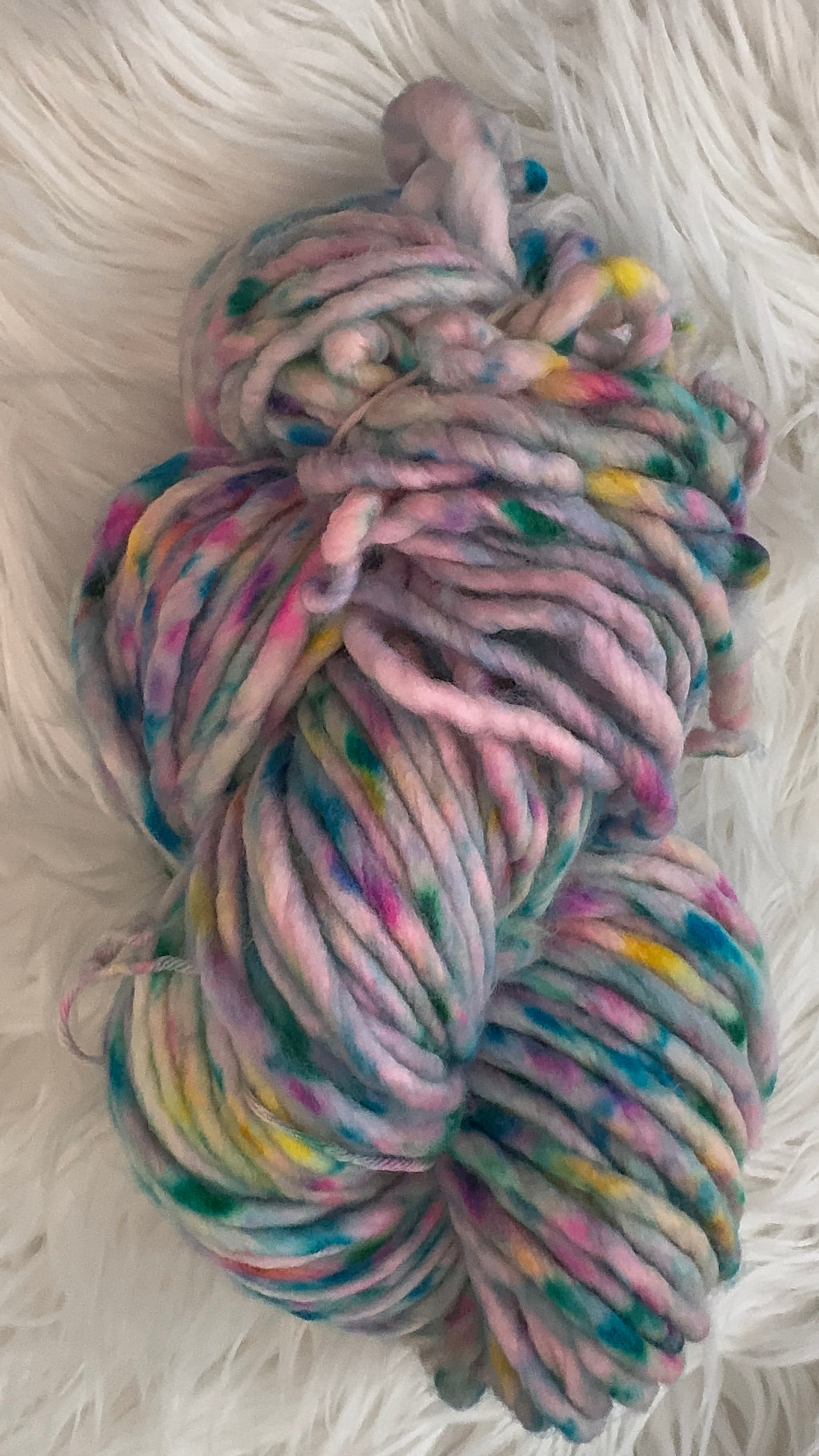 Super Bulky 98 yds- Moon Sprinkles- OOAK