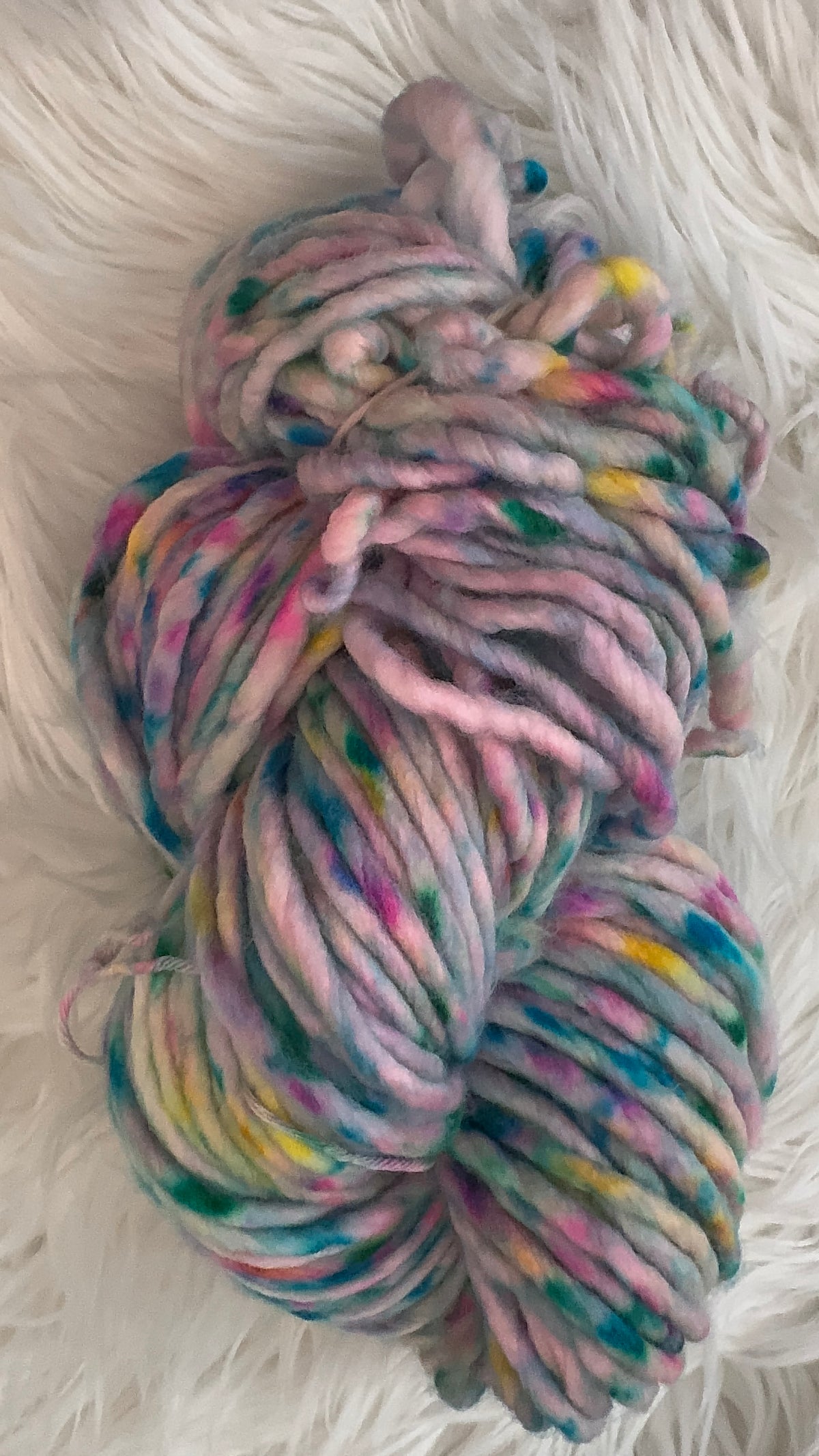 Super Bulky 98 yds- Moon Sprinkles- OOAK