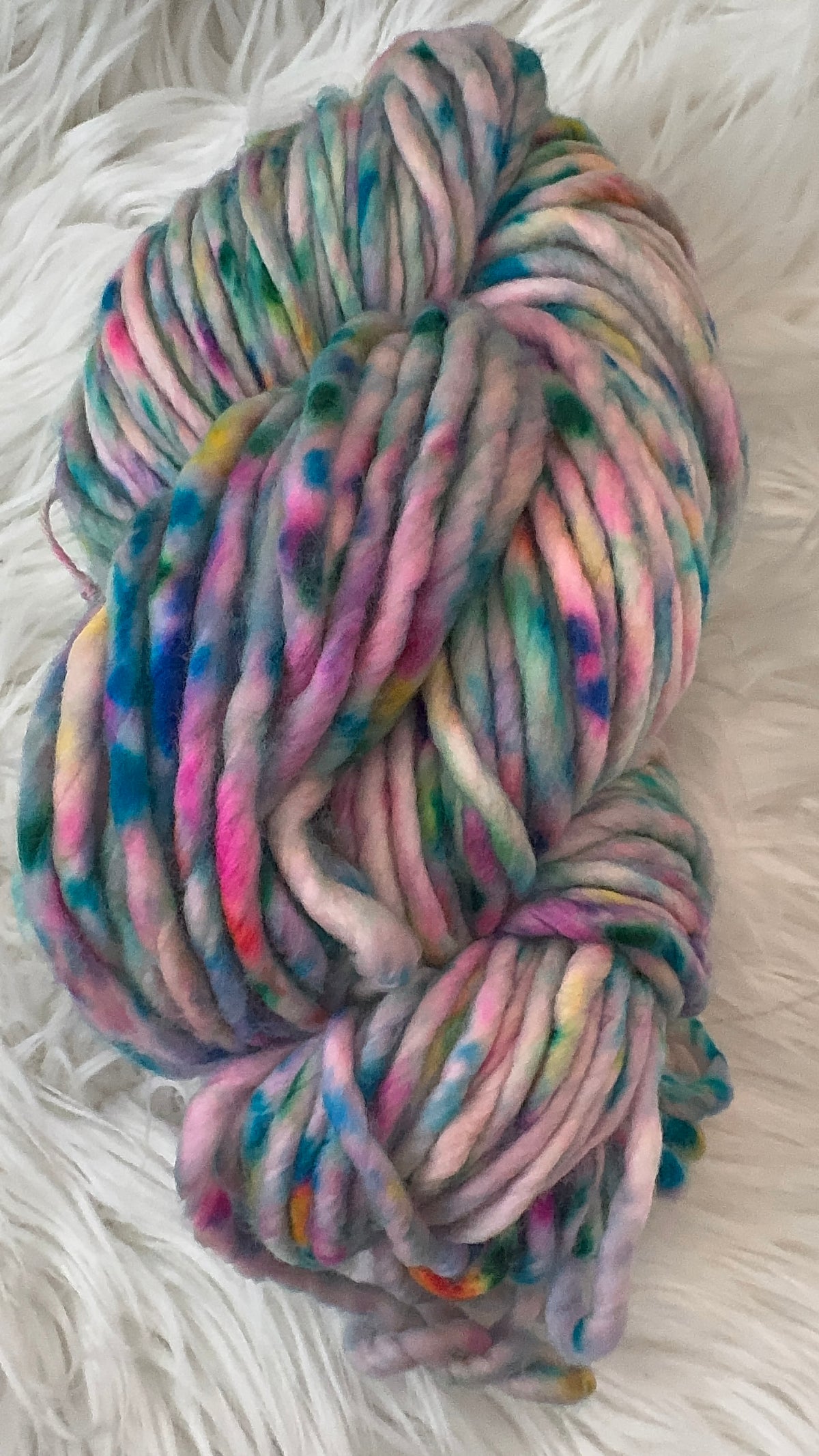 Super Bulky 98 yds- Moon Sprinkles- OOAK