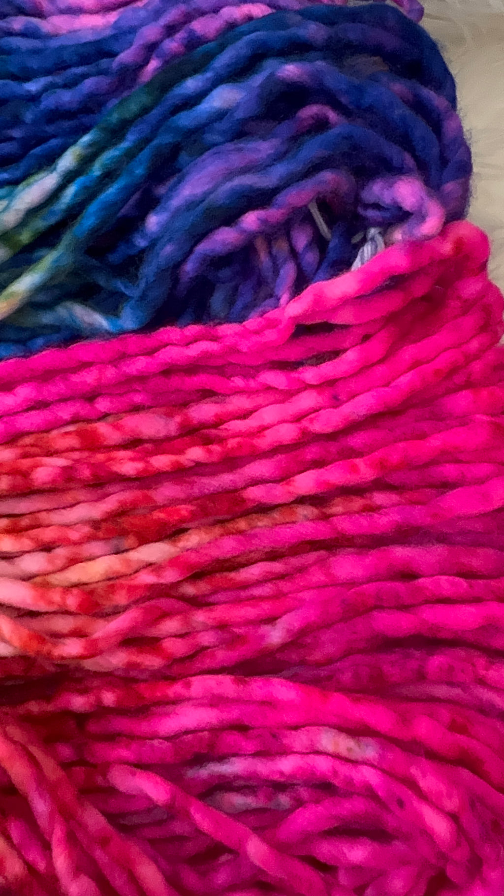 Super Bulky 126 yds- Electric Moonrise