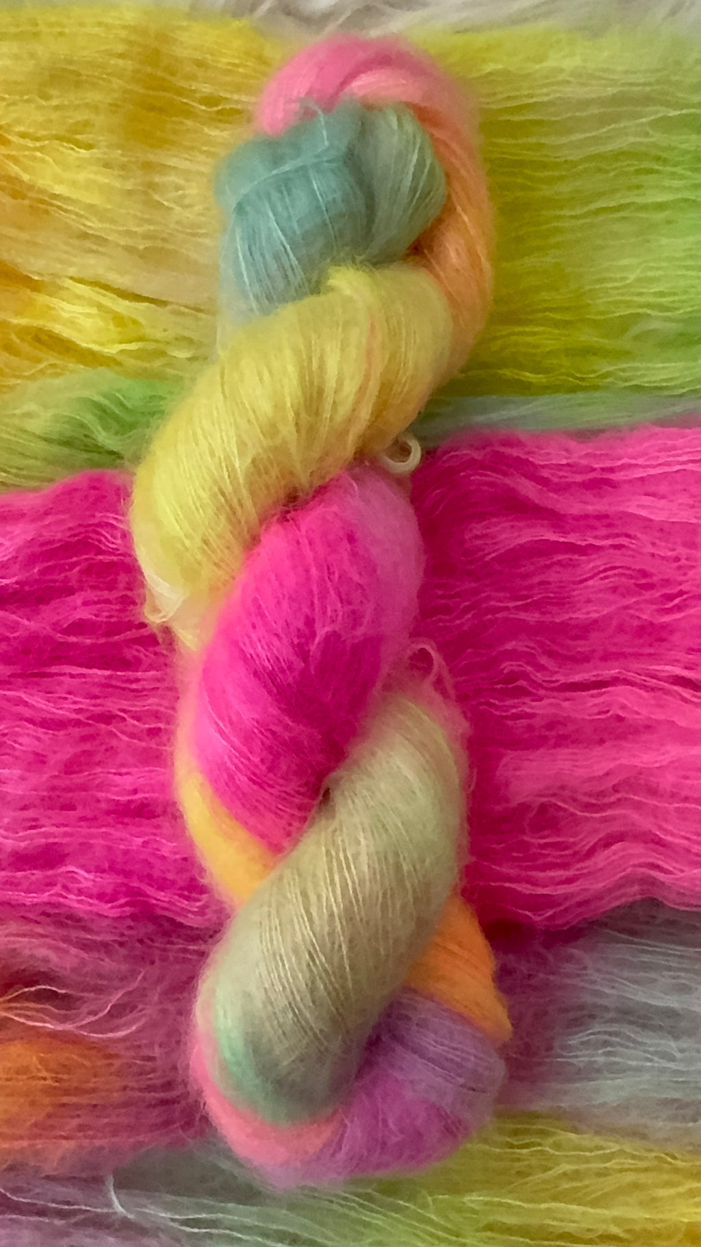 Mohair/Lace- Moonlit Starburst