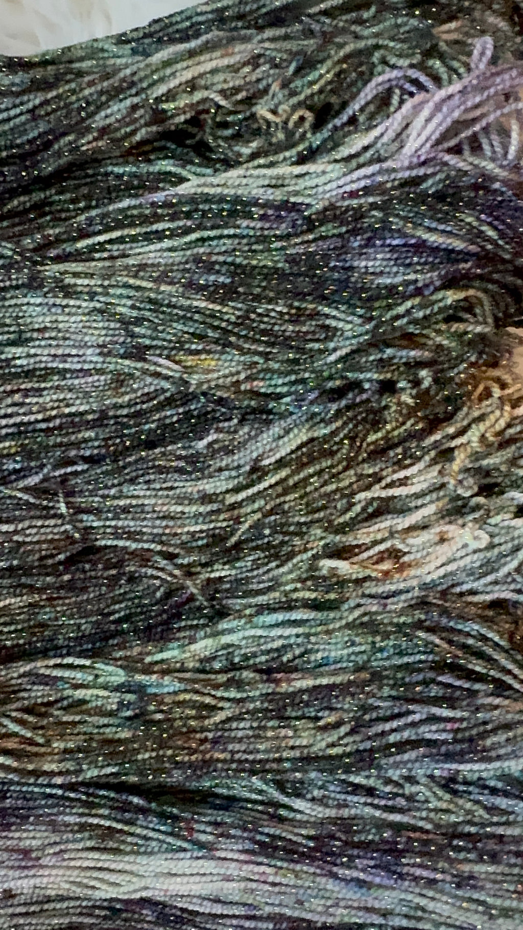 Fingering/Sock/Gold Sparkle- Veiled Moon