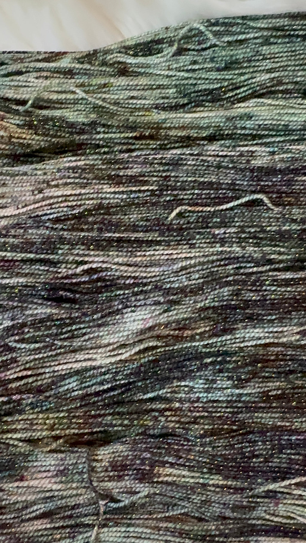 Fingering/Sock/Gold Sparkle- Veiled Moon