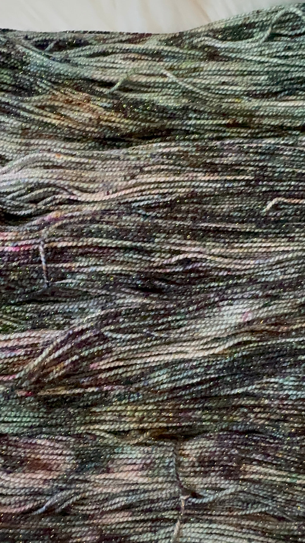 Fingering/Sock/Gold Sparkle- Veiled Moon