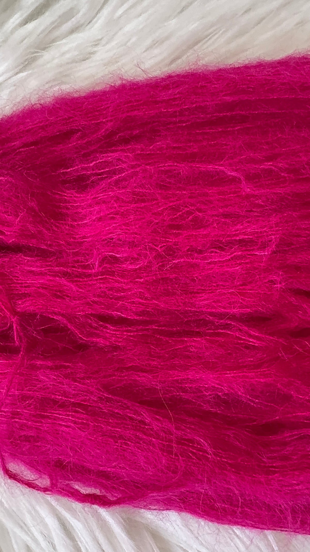 Lace/Baby Suri Alpaca/Mulberry Silk- Pretty in Pink Moon