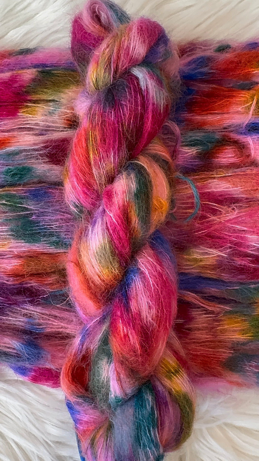 Lace/Baby Suri Alpaca/Mulberry Silk- Autumn Moon