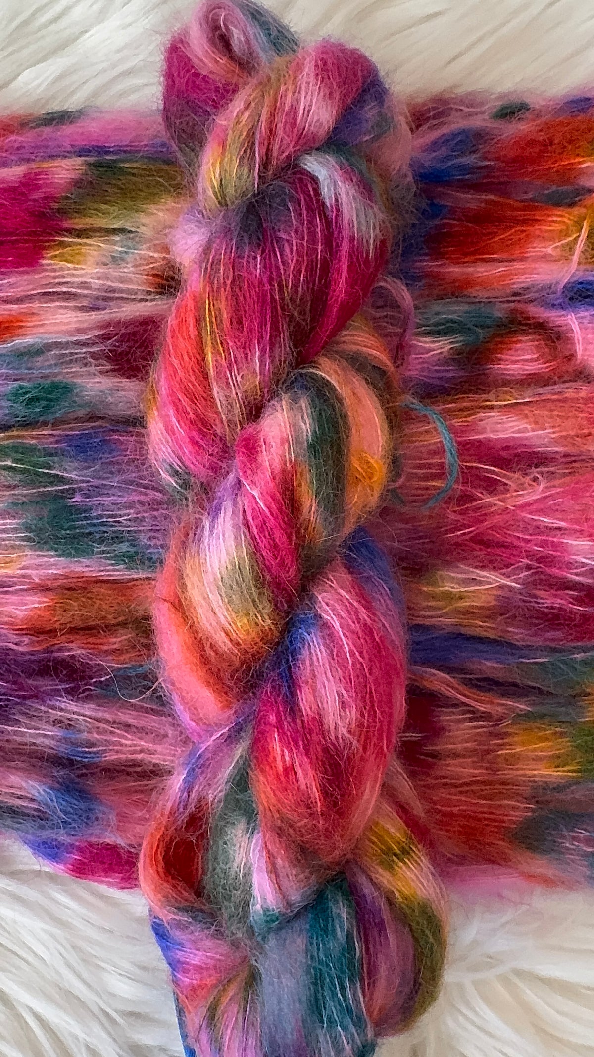 Lace/Baby Suri Alpaca/Mulberry Silk- Autumn Moon