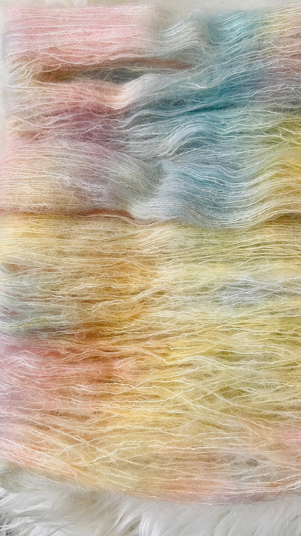 Lace/Baby Suri Alpaca/Mulberry Silk- Moonlit Snowfall