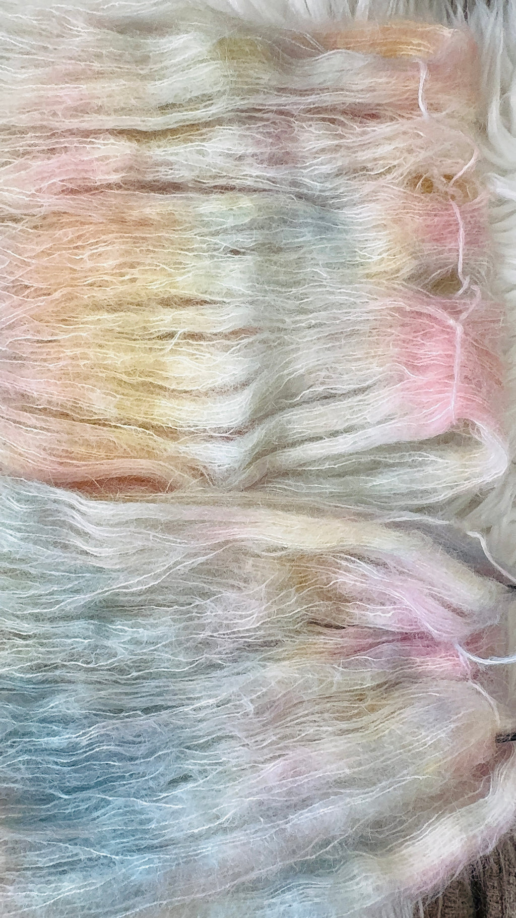 Lace/Baby Suri Alpaca/Mulberry Silk- Moonlit Snowfall