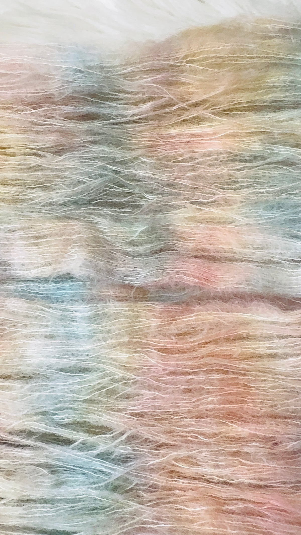 Lace/Baby Suri Alpaca/Mulberry Silk- Moonlit Snowfall