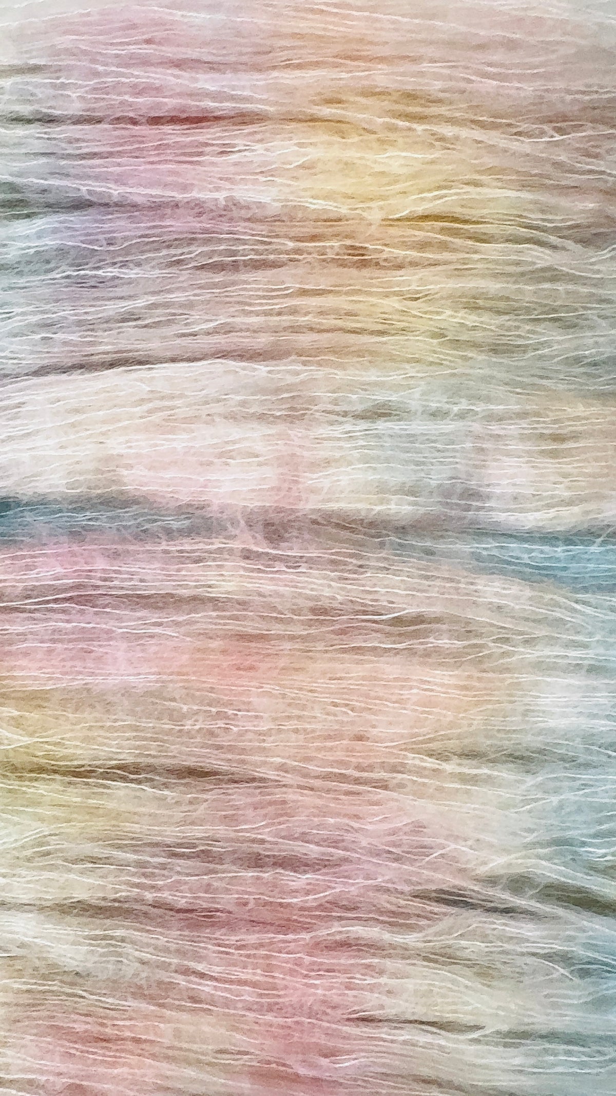 Lace/Baby Suri Alpaca/Mulberry Silk- Moonlit Snowfall