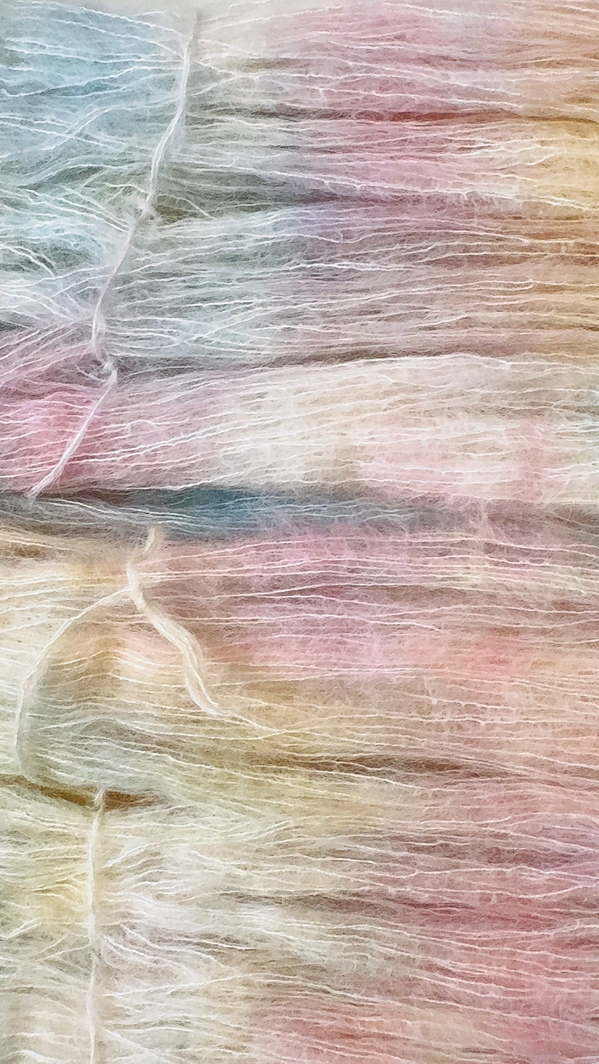 Lace/Baby Suri Alpaca/Mulberry Silk- Moonlit Snowfall