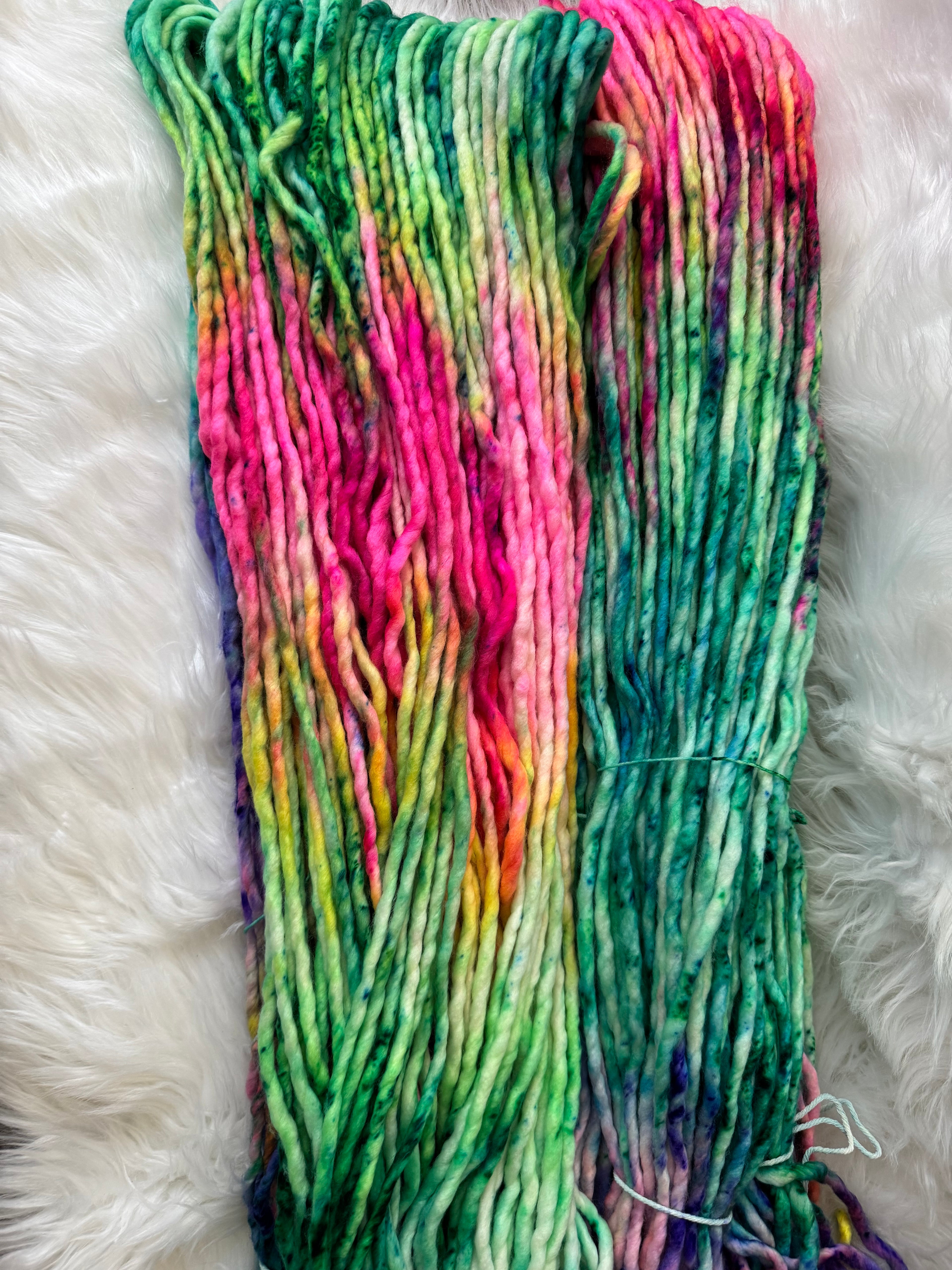 Super Bulky 136 yds- Clown Barf