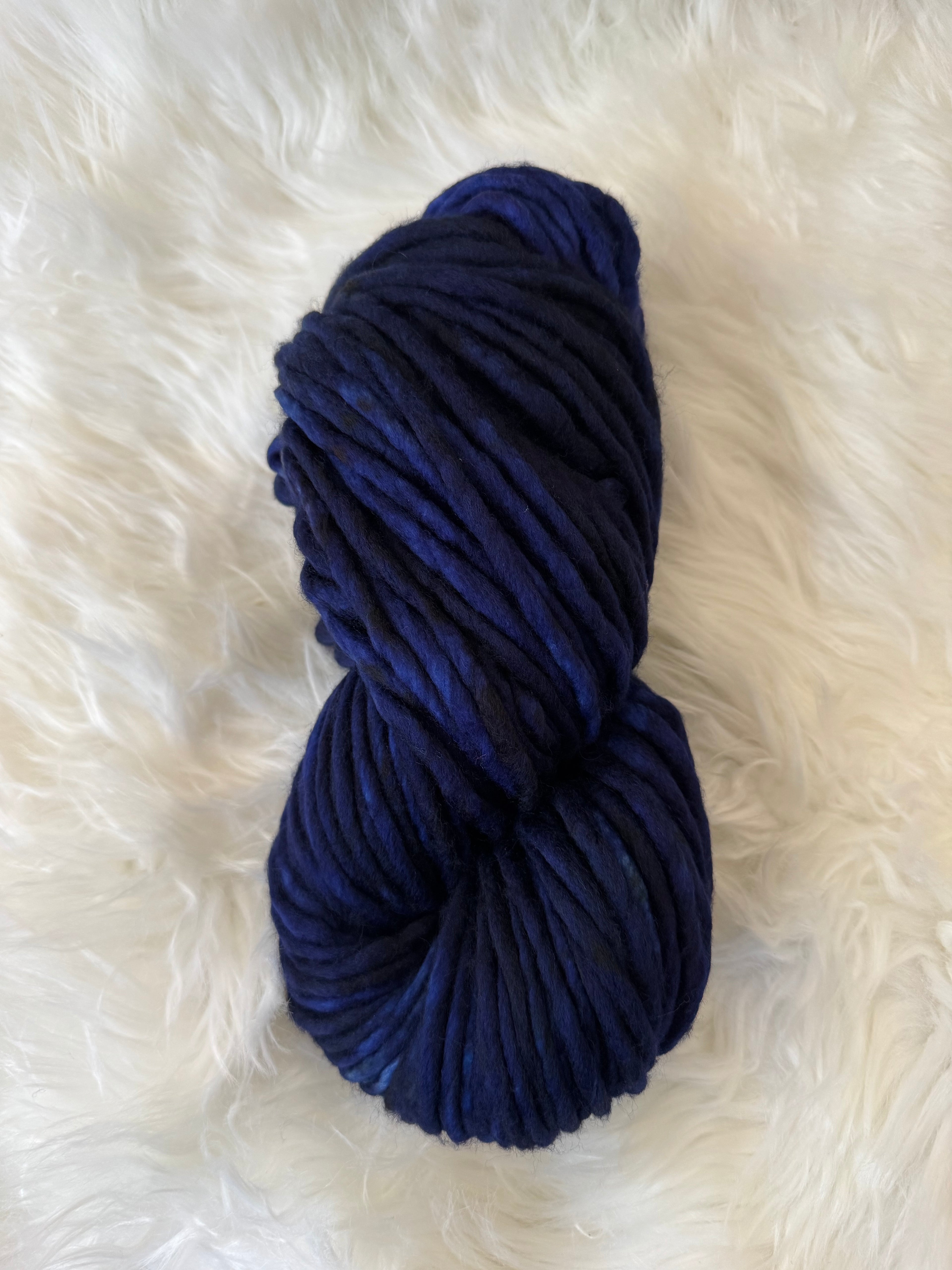 Super Bulky 98 yds- Sapphire Moon- OOAK