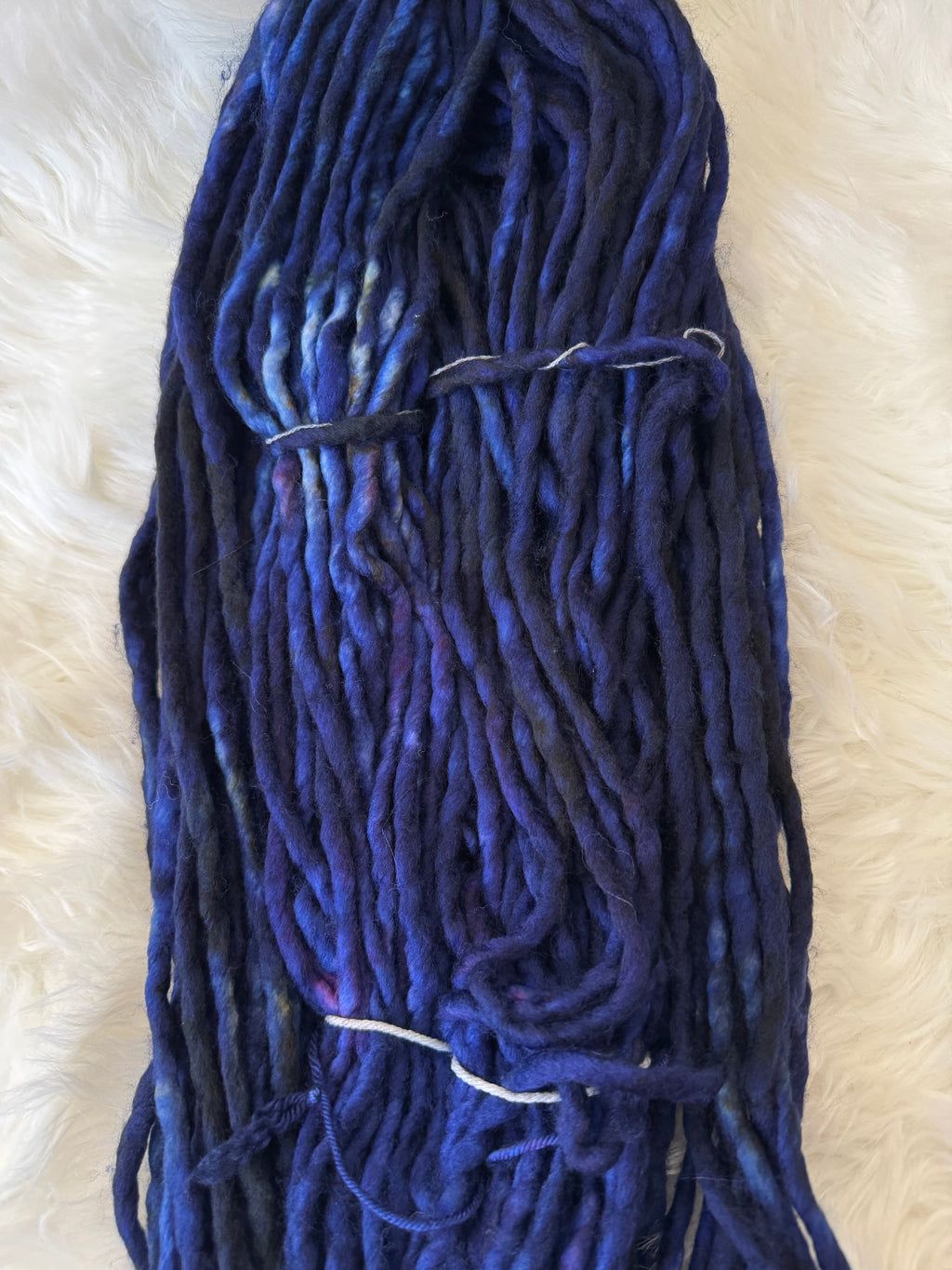 Super Bulky 98 yds- Sapphire Moon- OOAK