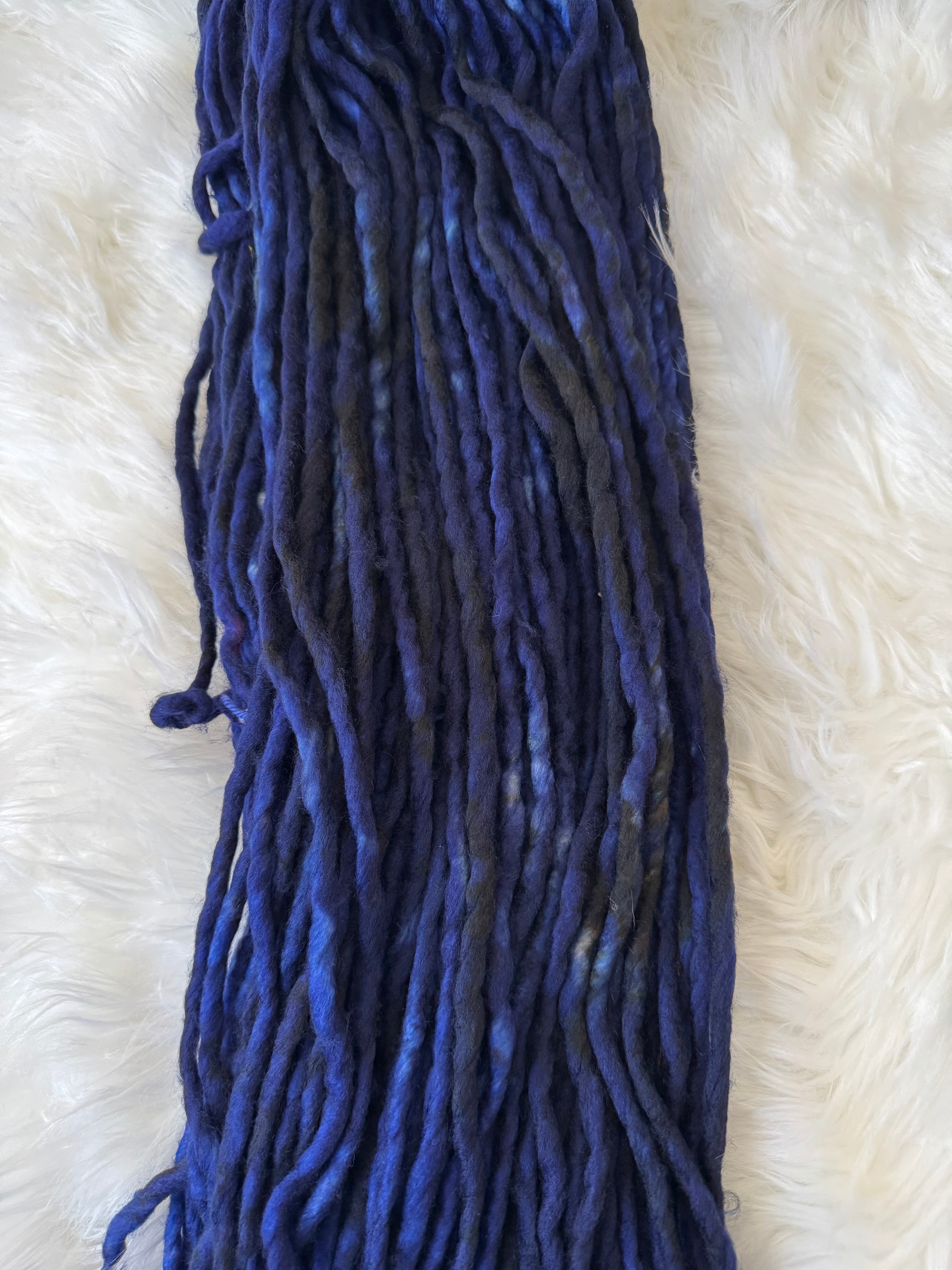 Super Bulky 98 yds- Sapphire Moon- OOAK