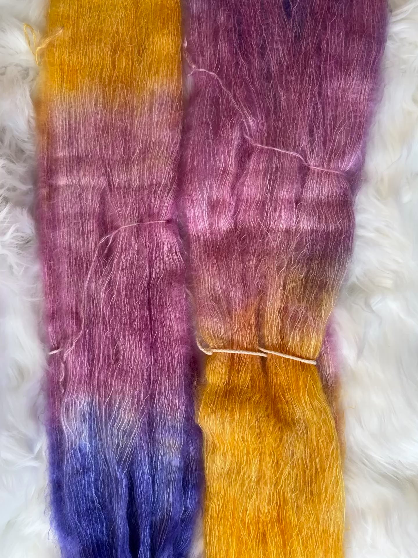 Lace/Mohair- Golden Hour Bloom